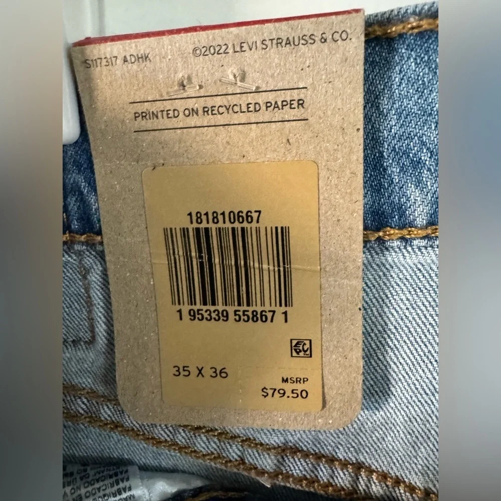 Levi's Men's Classic Blue Straight Jeans